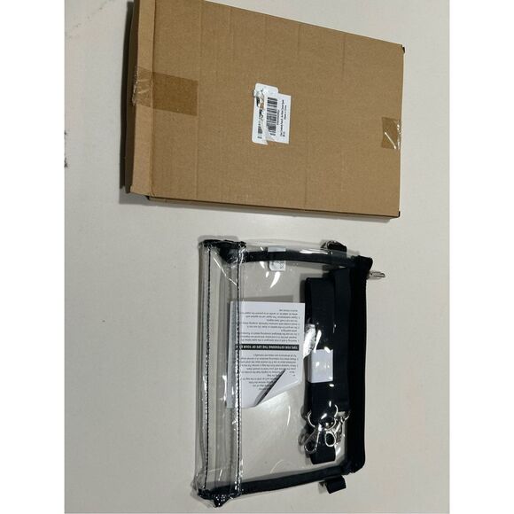 NEW Clear Purse Stadium Approved Clear Bag Removable Straps - Picture 4 of 7